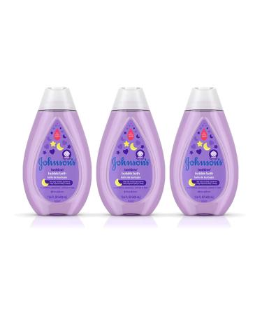 Johnson's Baby Bedtime Baby Bubble Bath with NaturalCalm Aromas, Hypoallergenic and Sulfate-Free, 13.6 Fl Oz, Pack of 3