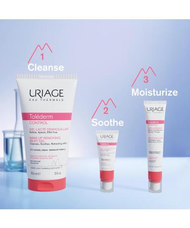 Uriage Tol derm Face Soothing Cream for Intolerant Sensitive Skin 40ml - Instantly Soothes Hydrates & Comforts - Light Minimalist Formula for High-tolerance - No Preservatives Fragrance-Free - Buy Online on GoSupps.com