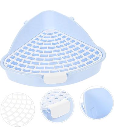 HANABASS Box Rabbit Toilet Rabbits Training Toilet Ferret Cage Small Animal Rabbit Bedding Rat Cage Bunny Pp 25X20X10CM Blue - Buy Online on GoSupps.com