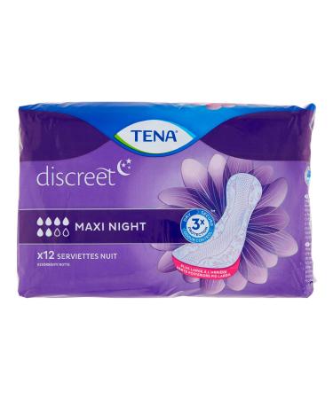 Tena Lady Maxi Night Protection 12 Items 12 Count (Pack of 1)