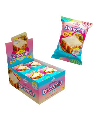 AP Prime Bites Protein Brownies | High Protein Low Sugar Brownies | 19g Protein 5g Collagen | Delicious High Protein Treat Gluten Free | Box of 12 Brownies (Birthday Cake Blondie) Birthday Cake Blondie Box of 12