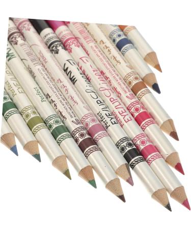 FOMIYES 12 Pcs Waterproof Eyeshadow Green Suit Pencil Eyeshadow Lip Liner Miss Water Proof Liquid Eyeliner - Buy Online on GoSupps.com