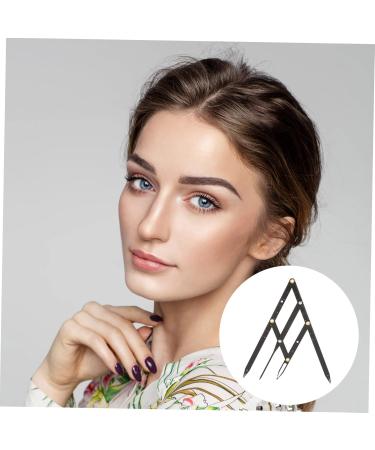 Ipetboom 7 Pcs Second Generation Scale Makeup Caliper Makeup Kits Eyebrow Measuring Rulers Makeup Tools Metal 25x5x0.6cmx7pcs Blackx7pcs - Buy Online on GoSupps.com