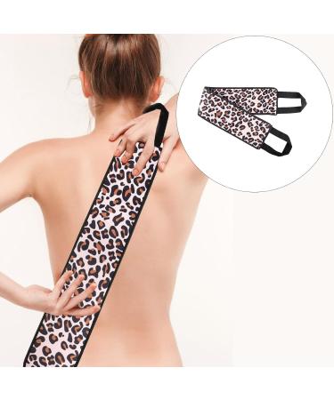 Applicateur de Lotion Autobronzante Dos en Flocage Doux Bande Applicatrice de Bronzage Corps Motif L opard Facile Utiliser pour Autobronzant et Cr me Solaire Soin Peau Dos - Buy Online on GoSupps.com