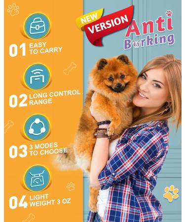 Kuckee Anti Barking Device Handheld Dog Repeater 3-in-1 Handheld Trainer Stop Barking and Insect Repellent Indoor and Outdoor Humane and Safe Ultrasonic Barking Deterrent Dvice for Dogs and Cats - Buy Online on GoSupps.com