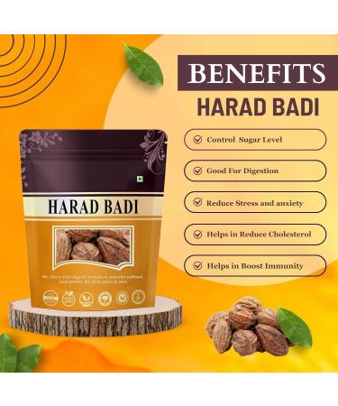 Harad badi Whole - 200 Gm - Kadukkai - Karakkaya - Jaune Terminalia Chebula Haritaki - Buy Online on GoSupps.com