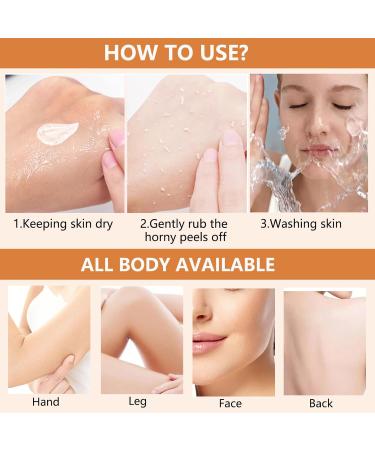 Orange Exfoliating Gel for Face & Body Orange Peeling Gel Face Scrub Deep Clean Pores Remove Blackheads & Moisturize Skin Facial Exfoliator (3PCS) - Buy Online on GoSupps.com
