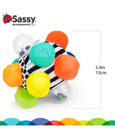 Sassy Bumpy Ball for 6+ Months - Fun Developmental Toy | 1 Piece - Buy Online on GoSupps.com
