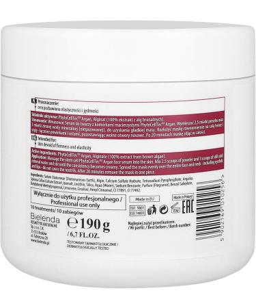 Bielenda Professional Algae Mask with PhytoCellTec Argan - Stem Cell Facial Treatment 190g | International Shipping - Buy Online on GoSupps.com