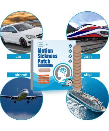 369 Life Motion Sickness Patches - 10 Sea Sickness Patch for Cruise - Adults and Kids - Buy Online on GoSupps.com