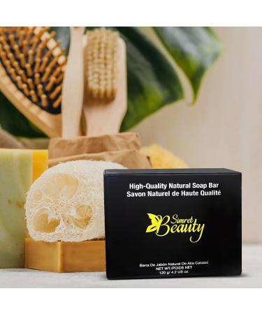 Turmeric Soap Bar - Natural Acne & Dark Spot Cleanser | Organic Charcoal Face & Body Soap | Cruelty-Free & Sulfate-Free 4.2 oz - Buy Online on GoSupps.com