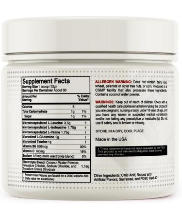 BCAA Energy - Hydrating BCAAs Strawberry Kiwi Flavor - 30 Servings | International Shipping Available - Buy Online on GoSupps.com
