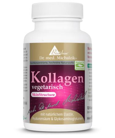 Biotikon Vegetarian Collagen SkinStructure according to Dr. med. Michalzik - In eggshell membrane with 480 mg per daily dose - No additives - From BIOTIKON