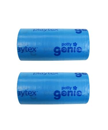 Playtex Baby Potty Genie Liner Refill Bags 2 Pack, Blue Liner Refill (2 Pack)