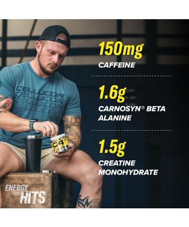 C4 Original Beta Alanine Pre Workout Powder | Orange Burst, 30 Servings | Energy Drink for Men & Women | Creatine Monohydrate | Bulk Sports Nutrition - Buy Online on GoSupps.com