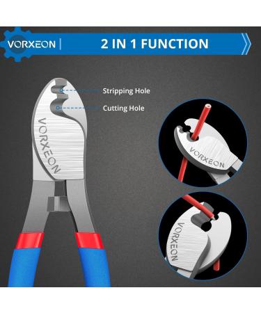 VORXEON 6 Inches Cable Cutter Tool - High Leverage Cutter for Aluminum, Copper, and Communications Wire - Buy Online on GoSupps.com
