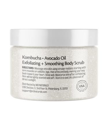 Kombucha Body Scrub with Collagen and Shea Butter | Exfoliating Skin Care by M3 Naturals - Buy Online on GoSupps.com