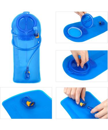 TAGVO 4-in-1 Drinking Bubbles Cleaning Set for Water Tanks | Long & Small Brushes for Bladder Hose and Bite Valve - Blue 2L - Buy Online on GoSupps.com