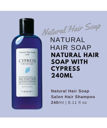 Lebel Natural Hair Soap Cypress 240ml - Nourishing Shampoo for Healthy Hair | International Shipping Available - Buy Online on GoSupps.com