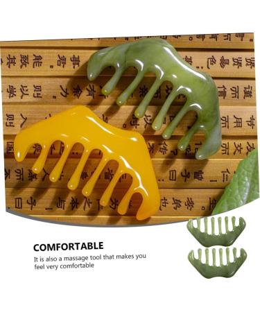 Shop Hapinary Beeswax Massage Comb Set - Head Scalp Massage Tool for Parents | Ideal Gifts & Skin Care Device | International Shipping Available - Buy Online on GoSupps.com
