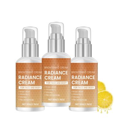 CongRong Brightening Face Cream 3 Pack with Vitamin C & Niacinamide Moisturizing Face Lotion Visibly Reduces the Appearance of Dark Spots and Irregular Skin Tone