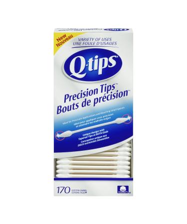 Q-Tips Precision Tips Cotton Swabs 170 Count