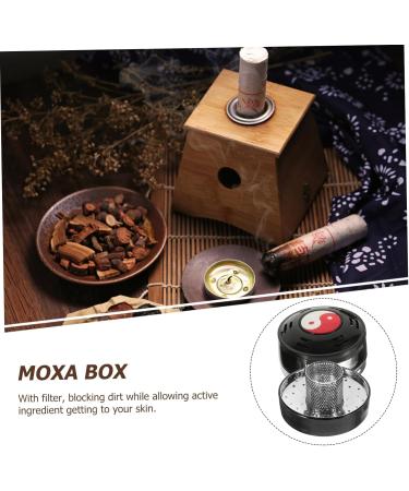 Lurrose Moxibustion Box Tool - Household Moxa Holder & Heating Tank - 2pcs - 7x5cm for Effective Moxa Therapy - Buy Online on GoSupps.com