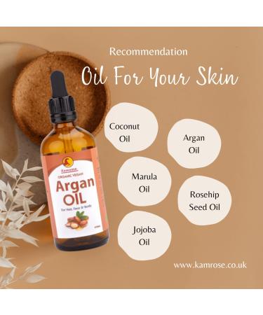 Argan Oil - 100ml - Anti-Ageing Pure & Natural Antioxidant Vegan Hexane Free No GMO - Buy Online on GoSupps.com