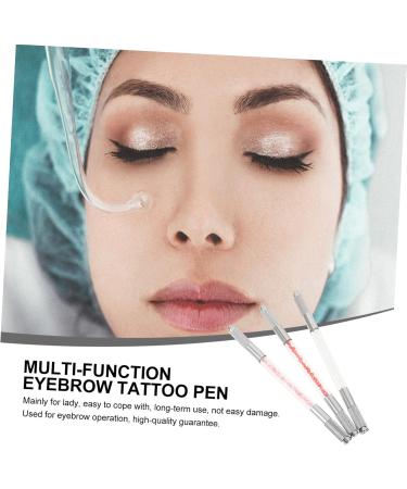 Ipetboom 12 Pcs Fruit Embroidery Pen Brow Pencil Embroidery Tools Crystal Microblading Pens Manual Metal Pen - Buy Online on GoSupps.com