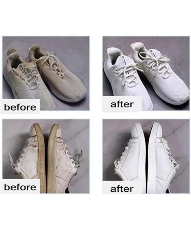 Donubiiu Promptandia Cleaning Cream Promptanda Multi-Functional Cleaning and Stain Removal Cream White Shoe Cleaner White Shoe Cleaning Cream Shoes Decontaminate Solid Paste (4pcs) - Buy Online on GoSupps.com