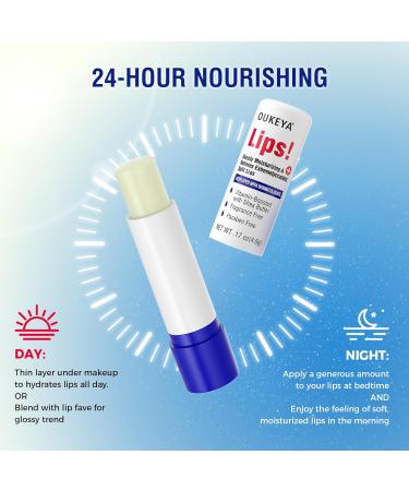 2PCS Medicated Lip Balm Hydrating w/Petrolatum Shea Butter Beeswax 100% Natural Ingredients Organic Lip Butter Balm & Moisturizers Lip Repair For Dry Cracked Lips Overnight Lip Treatment 0.17 Ounce (Pack of 2) - Buy Online on GoSupps.com