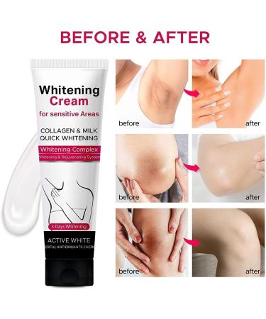  BEROZA Skin Lightening Cream for Dark Spots on Face Underarms Neck and Groin Women's Underarm Whitening Cream Cream to Lighten Underarms and Intimate Areas 50ml Whitening Cream - Buy Online on GoSupps.com
