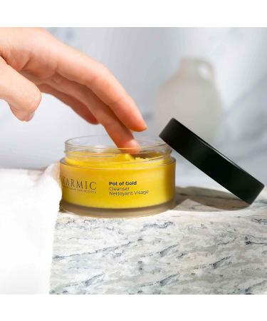 Karmic Skin Pot of Gold Facial Cleanser | Organic Hydrating Foaming Cream Cleanser | Pore Cleanser | Men & Women | Non-Stripping Anti Ageing Daily Face Wash | Lemon Neroli Scent | 4 Months Usage - Buy Online on GoSupps.com