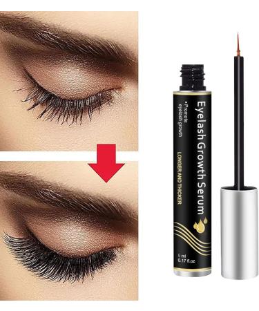 Eyelash Enhancer 5ml Lash Boost Lash Boosting to Grow Thicker Longer Eyelashes Eyelash Growth Enhancer for Women Girls Teksome Black Hot Stamping - Buy Online on GoSupps.com
