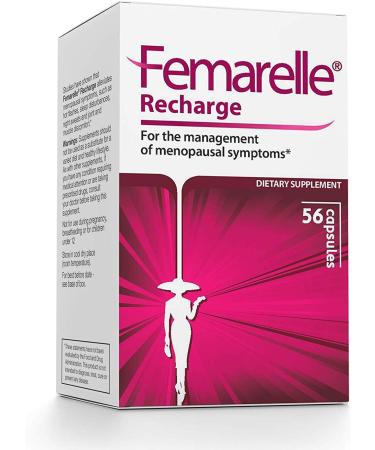 Femarelle Recharge - Non Hormonal Menopause Supplements - 1 Month Supply - Buy Online on GoSupps.com