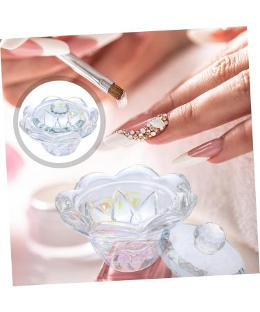 Ipetboom 1pc Nail Art Crystal Cup Vitroleros Para Mini Nail Dappen Dish Nail Cup Dappen Dish Bowl Glass Mixing Dish Dappen Dish Acrylic Nails Nail Glassware Monomer Plate Manicure - Buy Online on GoSupps.com