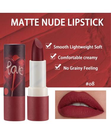 Velvet Dark Red Long Lasting Lipstick - Waterproof, High Coverage Lip Color for Women - Buy Online on GoSupps.com