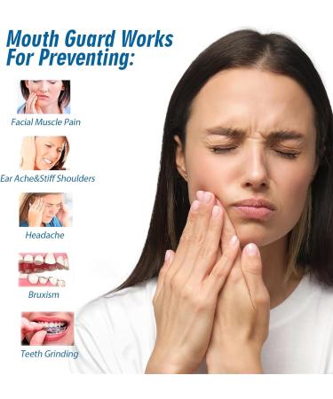 Mouth Guard for Teeth Grinding Sleep Mouth Guard Anti Grinding Mouth Guard for Sleeping at Night Gum Shield for Adults Reusable Mouth Guards Grinding Teeth to Prevent Bruxism 4 Pack - Buy Online on GoSupps.com
