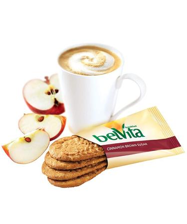 Belvita Cinnamon Brown Sugar Breakfast Biscuits - 4 Pack, 14.08 Oz, 8 Count - Healthy Snack - Buy Online on GoSupps.com