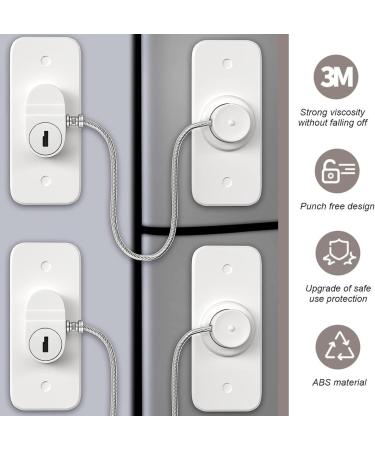 1 Pcs Window Safety Locks Window Door Restrictor Security Lock Child Baby Safety Self Adhesive Security Fridge Door Lock No Punching Pet Window Restrictor Window Locks Child Safety - Buy Online on GoSupps.com