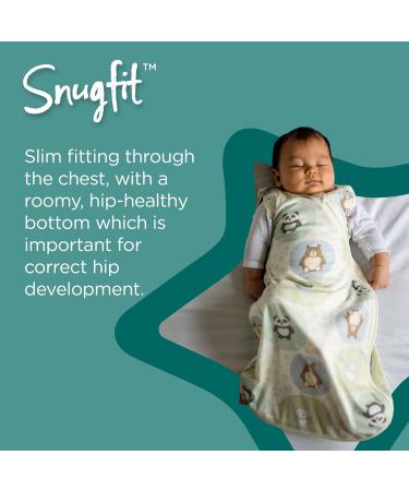 Tommee Tippee Baby Sleep Bag 3-6m 2.5 TOG Woodland Gro Friends - Hip-Healthy Swaddle Design | Soft Cotton-Rich Fabric | Original Grobag - Buy Online on GoSupps.com