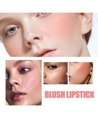 Yinhing 2Pcs 5g Blush Stick Creamy Texture Multifunctional Makeup Stick for Cheeks Lips Eyes with Long Lasting Moisturizing Effect Color - Buy Online on GoSupps.com