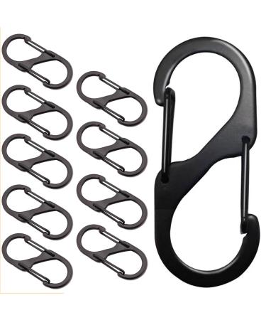 10 pieces of carabiner key carabiner carabiner hook s carabiner small s carabiner mini carabiner keychain s outdoor camping hooks for camping at home hiking or traveling