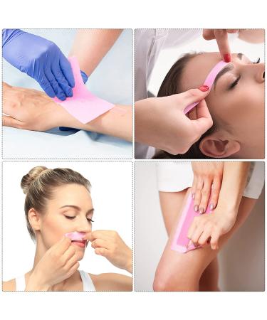 400-Pack Non Woven Wax Strips for Hair Removal - Pink Bikini Waxing Strips for Facial and Body Skin - Buy Online on GoSupps.com