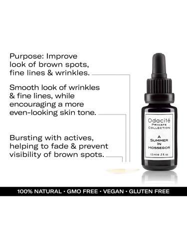 Odacit Hyperpigmentation Face Serum A Summer In Hossegor - Wild Carrot & Papaya Anti-Aging Facial Serum Concentrate for Brown Spots Even Skin Tone Fine Lines & Wrinkles 0.5 fl. Oz. Wild Carrot + Papaya - Buy Online on GoSupps.com