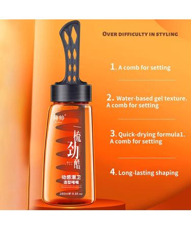 COIFFURE Cr me Men Expert Hairgel 280ml 2 In 1 Well Kept Hair Hairwax Hairgel Hair Treatment Gel Hairstyle Men Oil Hair Style Cream With Comb For Hair Maintained Fit Sign - Buy Online on GoSupps.com