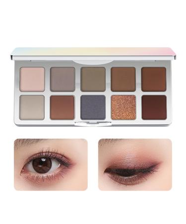 WJnflQN Eyeshadow Palette 10 Colors Mixable Beauty Cosmetics Shimmering Eyeshadow Palette for Women Girls Girlfriend Mother