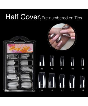 Nail Practice Hand for Acrylic Nails - HoMove Flexible Movable Mannequin Hand with 300 PCS False Nail Tips - DIY Manicure Starter Kit (Brown) - Buy Online on GoSupps.com