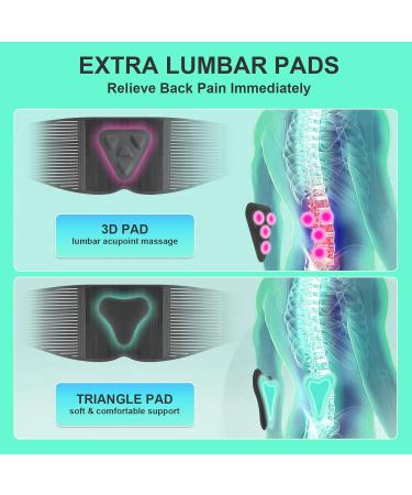 Adjustable Back Brace for Lower Back Pain Relief | Breathable Lumbar Support Belt for Men & Women | Comfortable Stable & Effective (Large - Buy Online on GoSupps.com