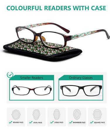 Eyekepper 3 Pack Women's Reading Glasses +4.00 | Stylish Patterns & Soft Case | International Shipping Available - Buy Online on GoSupps.com